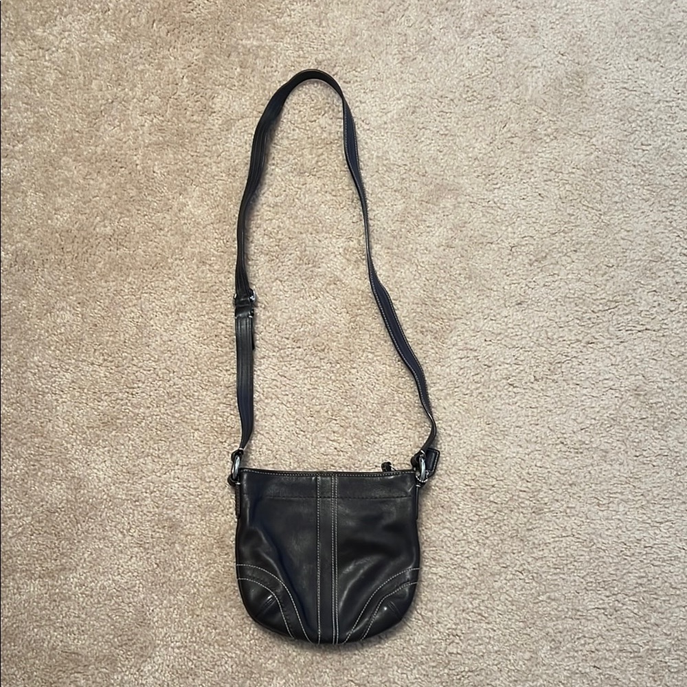 Brown coach purse